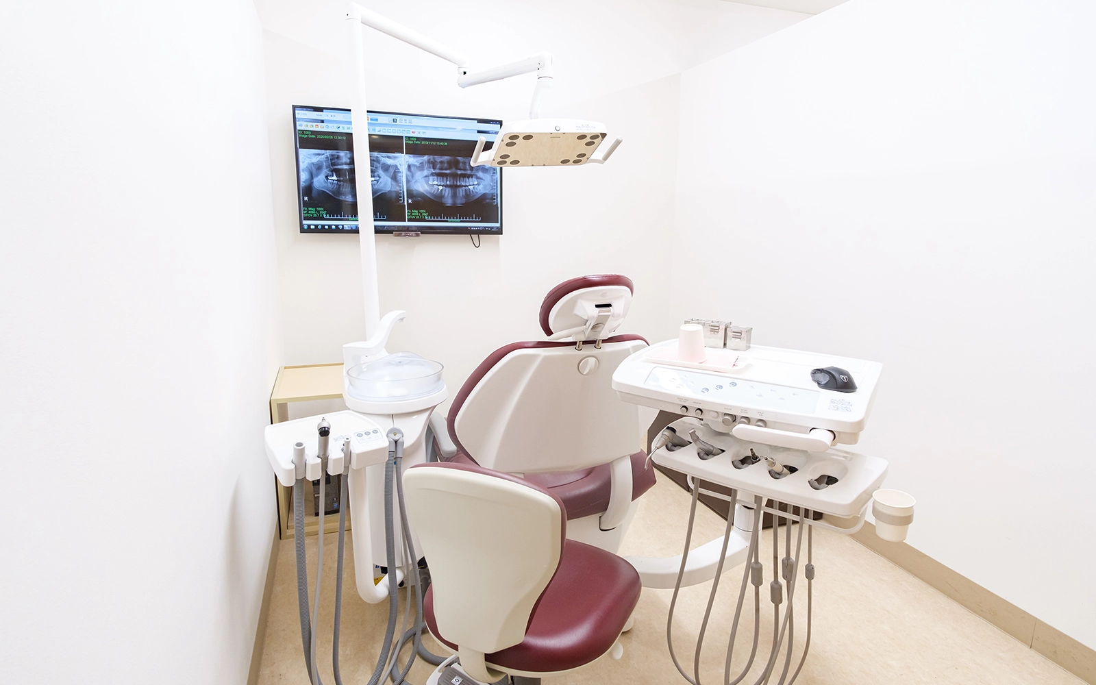 完全個室の診療室