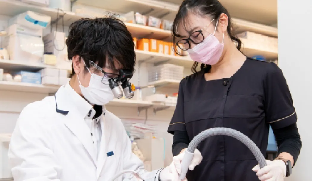 徹底的に痛みに配慮した治療